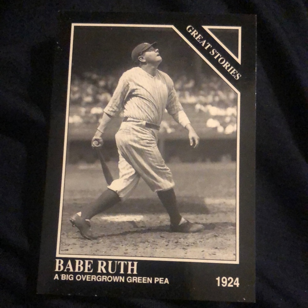 Babe Ruth baseball card